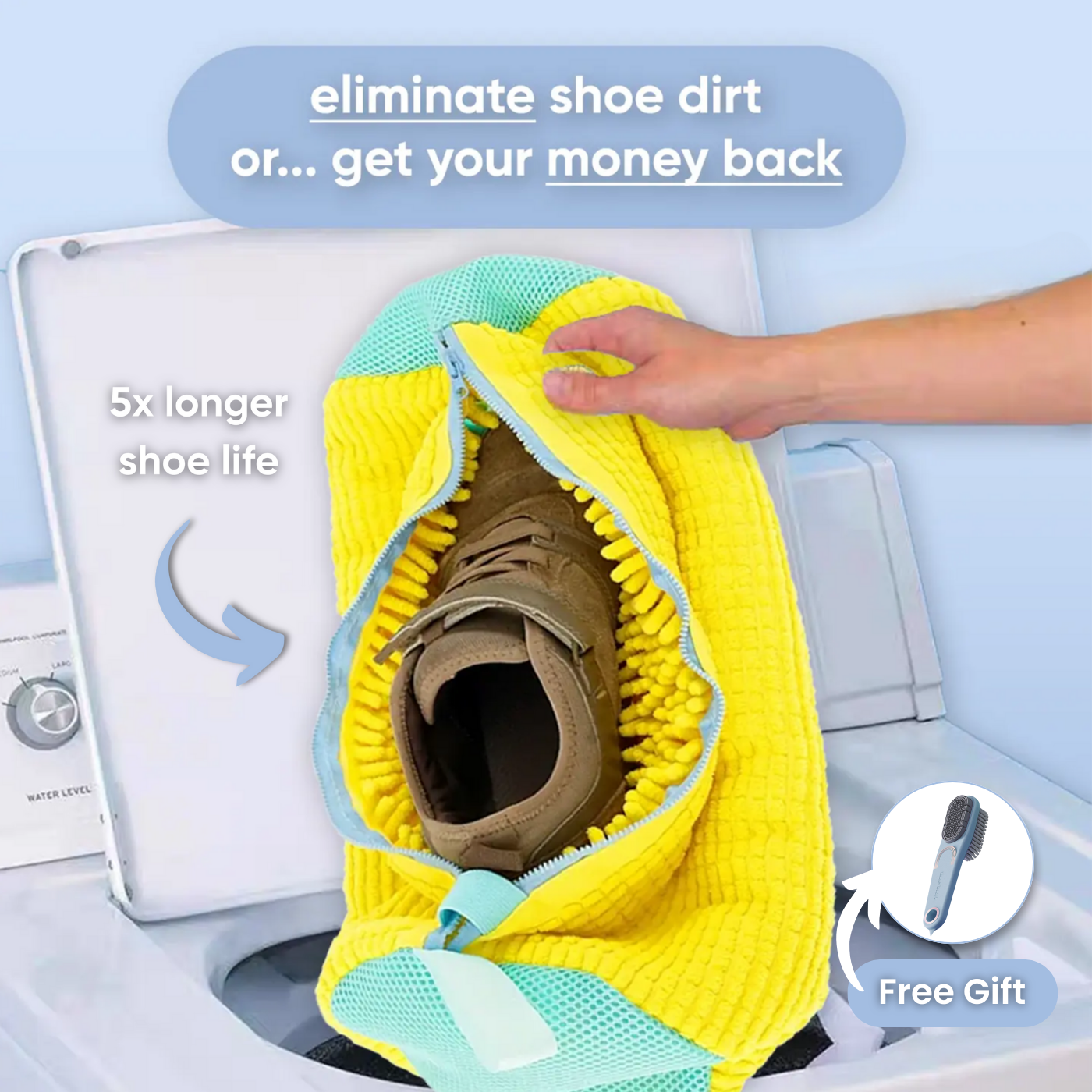 Qleanso - Laundry Shoe Bag